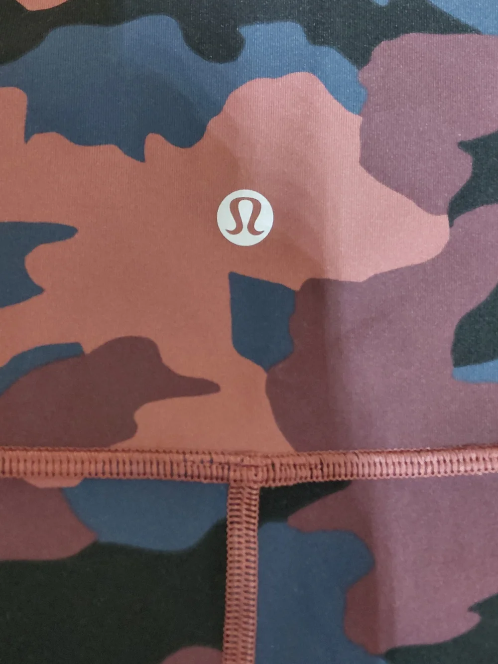 lululemon athletica Purple & Black Camo Leggings #B39